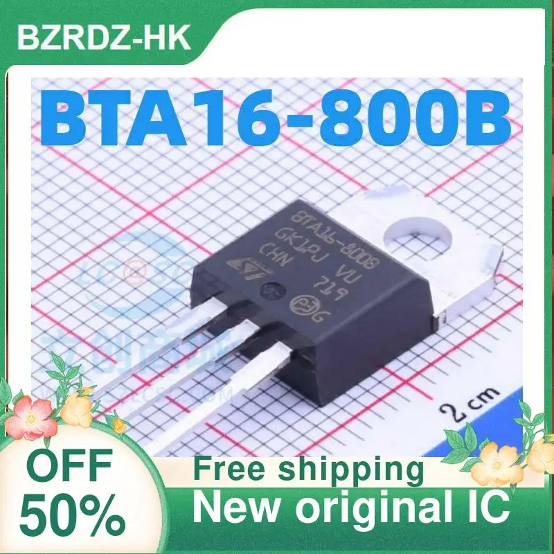 

2-10PCS/lot BTA16-800B TO-220 16A/800V/1W New original IC