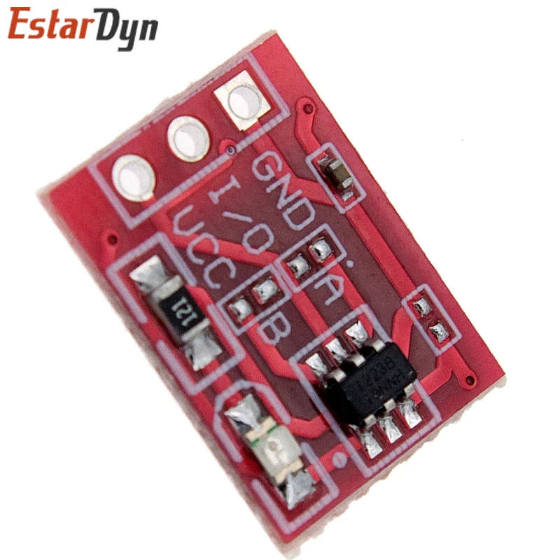 5Pcs TTP223 Touch Key Switch Module Aanraken Knop Zelfsluitende/No-Locking Capacitieve Schakelaars Single Channel wederopbouw