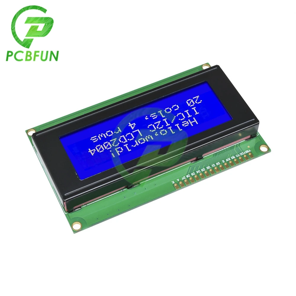 Imagem -05 - Placa de Exibição Lcd 2004 20*4 Lcd 20x4 3.3v 5v Tela Azul Amarela Branca Preta Text Lcd2004 Módulo de Exibição Lcd 2004 para Arduino