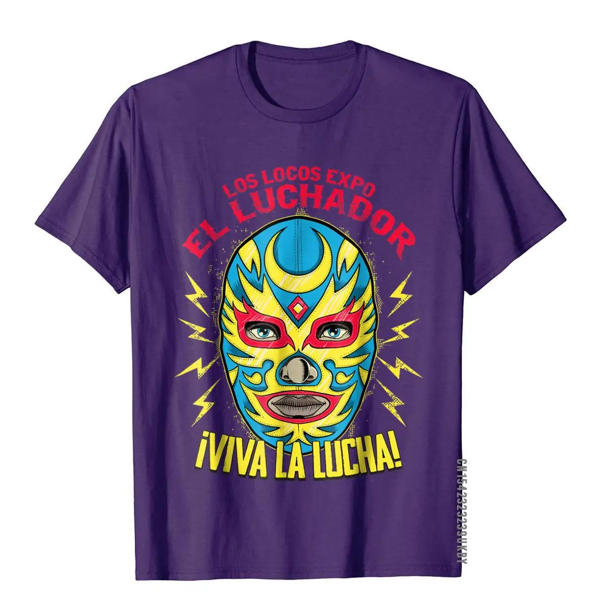 Viva La Lucha Luchador Lucha Libre Wrestling Fan Tshirt Plain Crazy Tops T Shirt Cotton Top T-Shirts For Men Cool