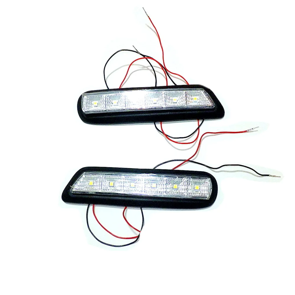 

July King Car Daytime Running Lights for Mitsubishi ASX Outlander Sport 2011 2012 2013, 6000K LED Front Bumper DRL