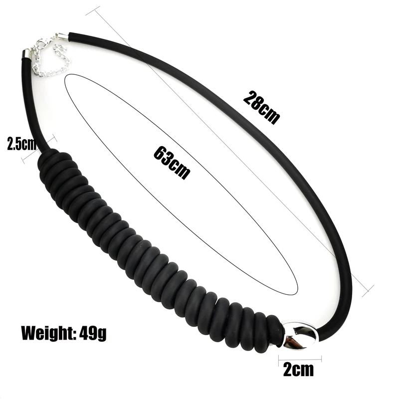 UKEBAY New Choker Necklaces For  Women Jewelry Handmade Rubber Necklace DIY Designer Bohemia Clothes Jewelry Pendant Jewellery