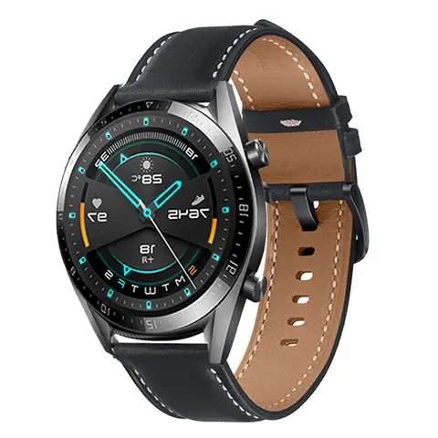 8 best sales läderarmband till Huawei Watch GT2 Pro - №6
