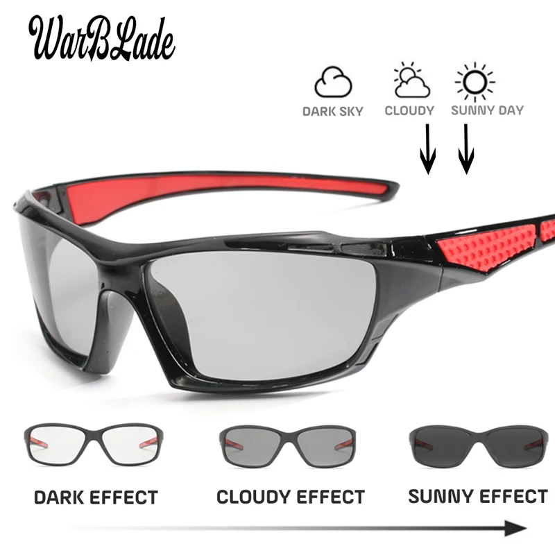 

WarBLade 2019 Hot HD Photochromic Polarized Sunglasses Men Driving Day and Night Vision Goggles Discolor Sun Glasses Eyeglasses