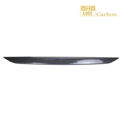 Tailgate Door Trims For Infiniti Q50 Q50S 2018up Real Dry Carbon Fiber Rear Trunk Trims Grille Panel
