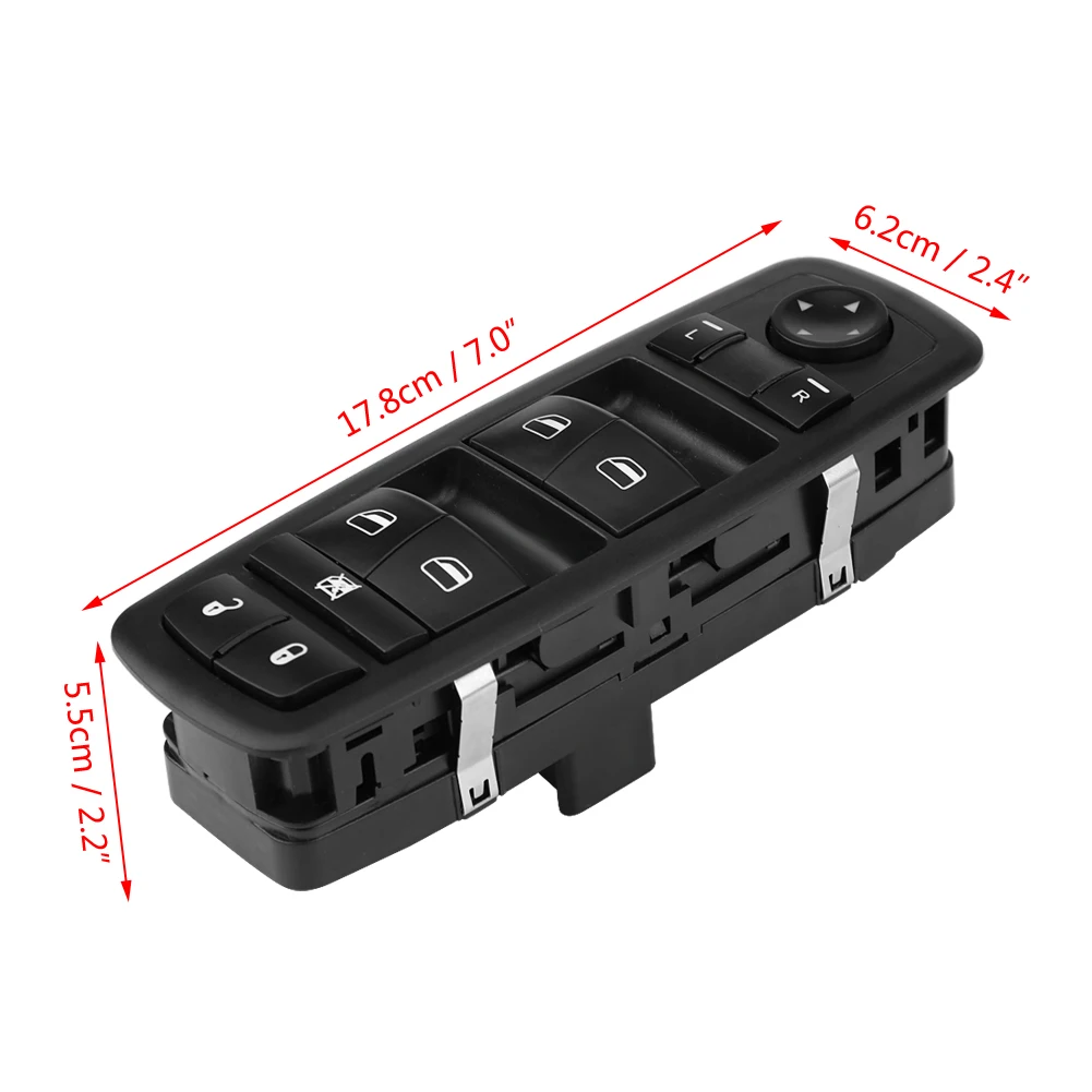 Front Left Master Power Window Switch 68039999AC 68039999AA 68039999AB ​for Dodge Grand Caravan Journey​ for Chrysler Jeep