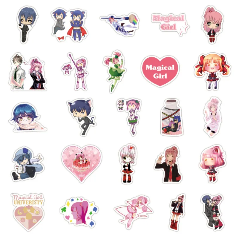 10/30/50pcs   Shugo Chara  Graffiti Waterproof Skateboard Travel Suitcase Pencil  Cases   Phone Laptop Luggage Stickers Cute