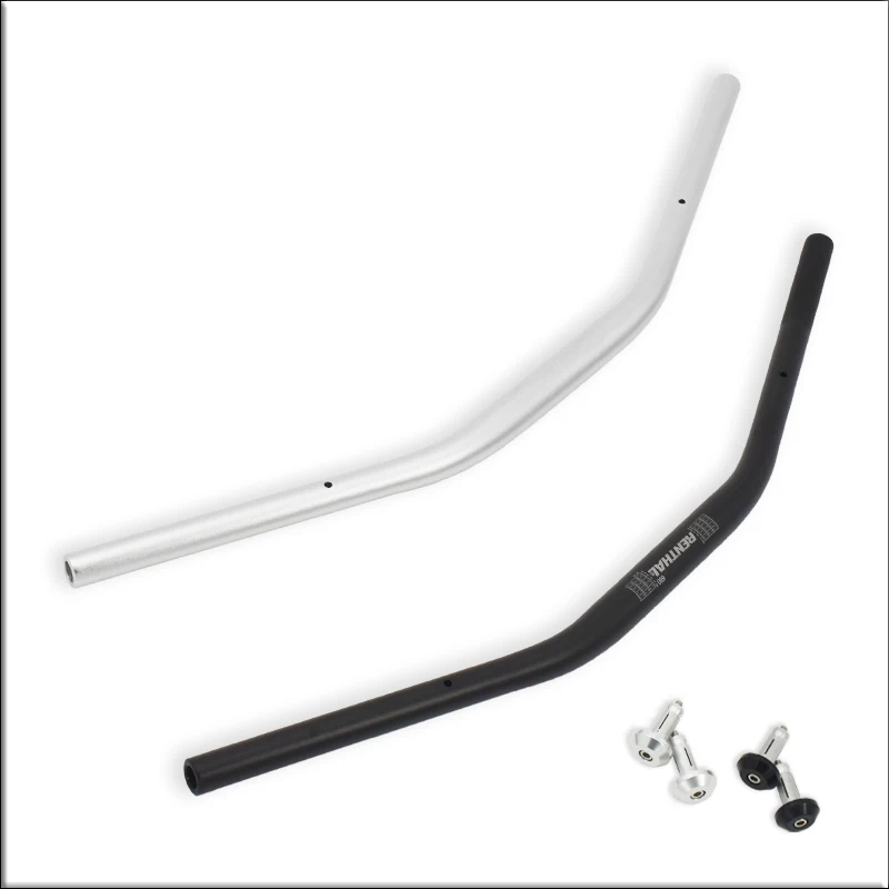 680mm For Hipster FB Mondial HPS125 HPS300CC Aprilia Vintage Universal Flat Aluminum Alloy Variable Dia Cafe Racer Handlebar