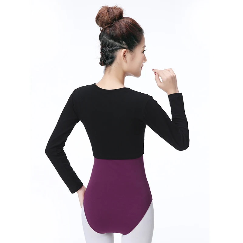 Adult Ballet Dance Shawl Coat Long Sleeve Leotard Tops Knitwear Ballet Wrap Thermal Woman kids High Waist Outwear for Gymnastic