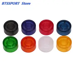 10Pcs/pack Electric Guitar Effect Pedal Foot Nail Cap Amplifiers Candy Color Foot Switch Toppers Knob Accessories