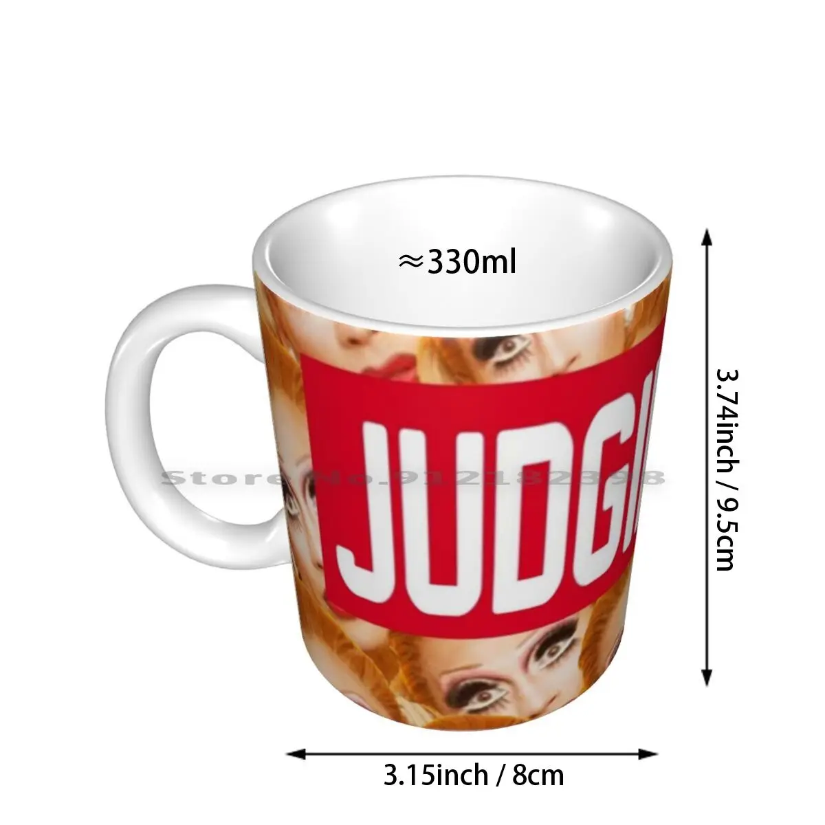 New Judging You Ceramic Mugs Coffee Cups Milk Tea Mug Bianca Del Judging You Not Today Satan Rupaul Rupauls Drag Race Drag Race