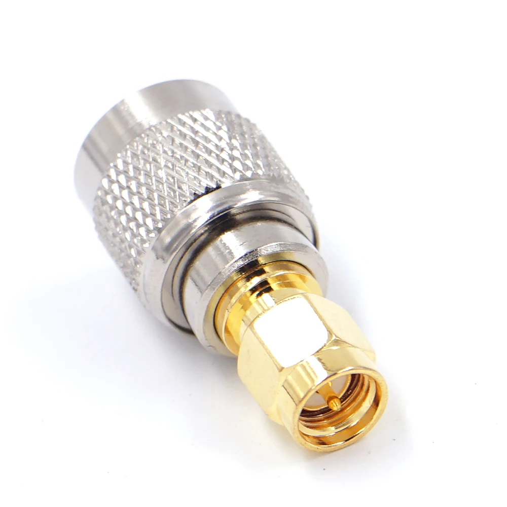 Adapter TNC Male jack to SMA Male plug RF Coaxial Connector High Quanlity