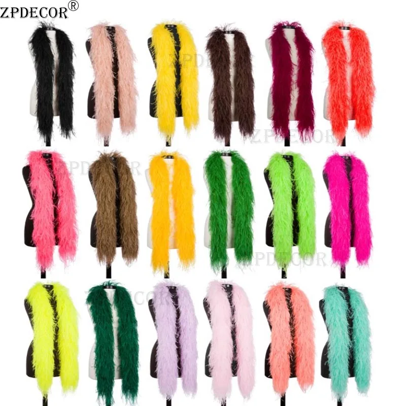 

Wholesale 6 PLY Ostrich Feather Boas Use Prom Halloween Costumes