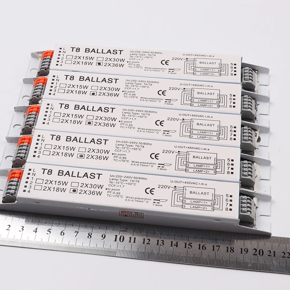 2X36 Вт 220 В T8 Балласт 30 Вт предотвращает экспозицию лампы Электронный балласт