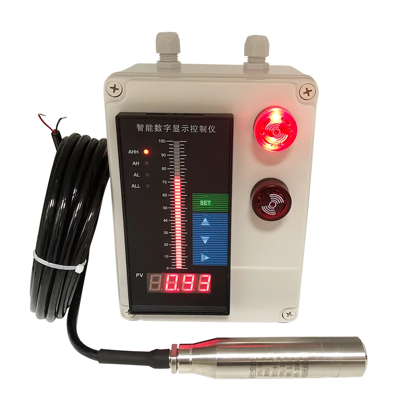 Input liquid level meter  Fire water tank water level controller  Display instrument liquid level transmitter 4 ~ 20mA