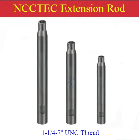 4‘’ 6‘’ 10‘’ 12‘’ 20‘‘ 39'' inches 1-1/4-7'' UNC Extension pole rod shaft for Diamond Core Drill Bits Machine 100-1000mm M31.75