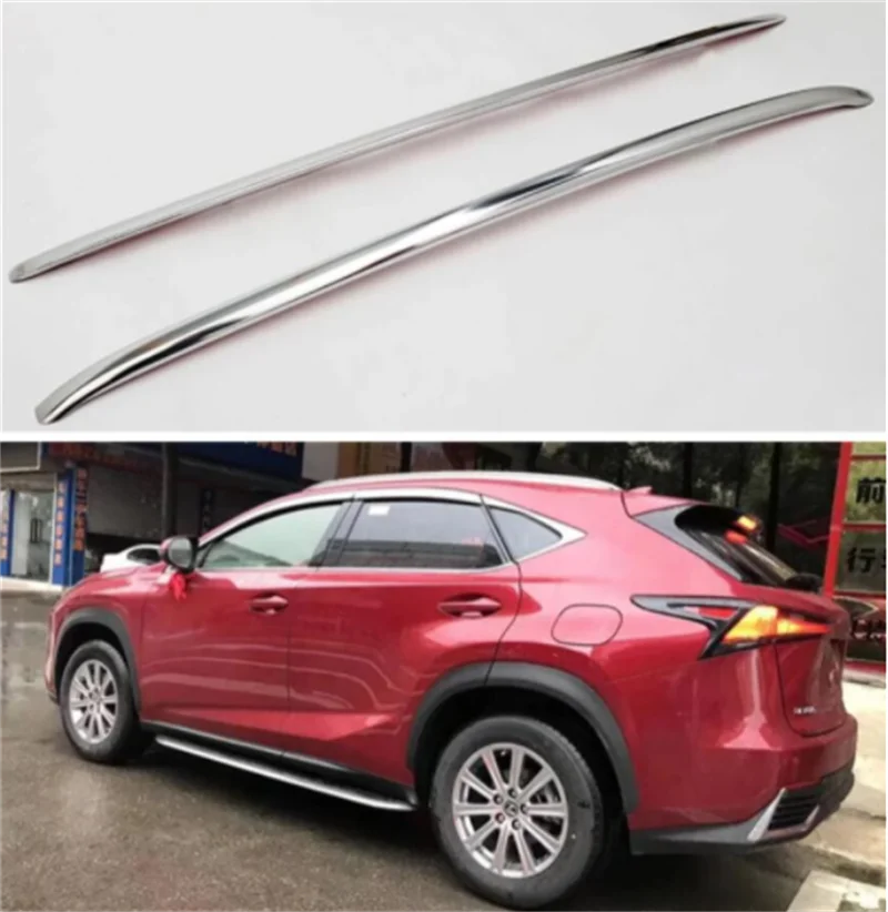 High Quality Aluminum Alloy Paste Installation Top Roof Rack Rail Luggage For Lexus NX200 NX200T NX300 NX300H 2015-2021