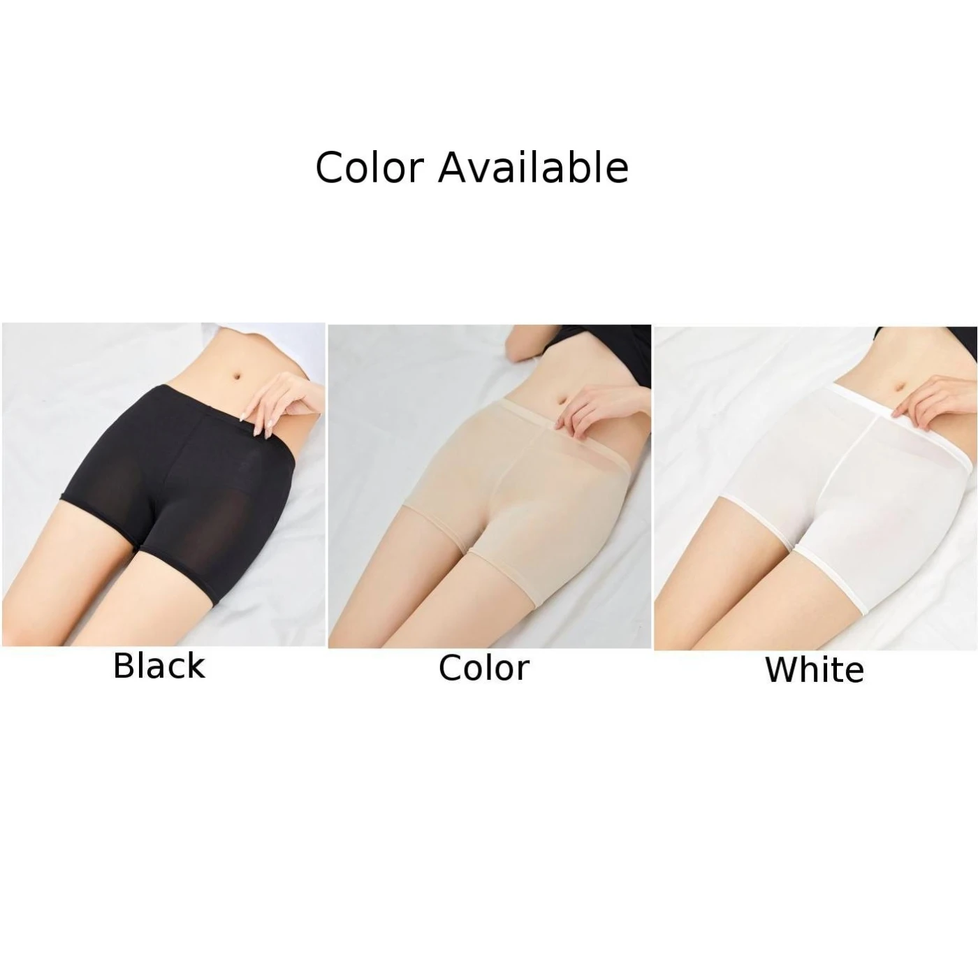 High Waist Summer Women\'s Skirt Shorts-Boxer Panties Girls Safety Briefs Boyshort Underpants Tights Slim Lingeries Short Pants