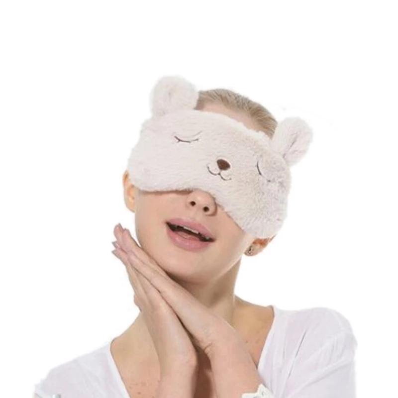 USB steam hot compress eye mask Electric heating cartoon sleep shading alleviates eye fatigue to dark circles comfortable temper