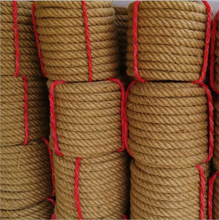 14mm 10m-50m Natural Jute Rope Twine Rope Hemp Twisted Cords String DIY Craft Handmade Decoration