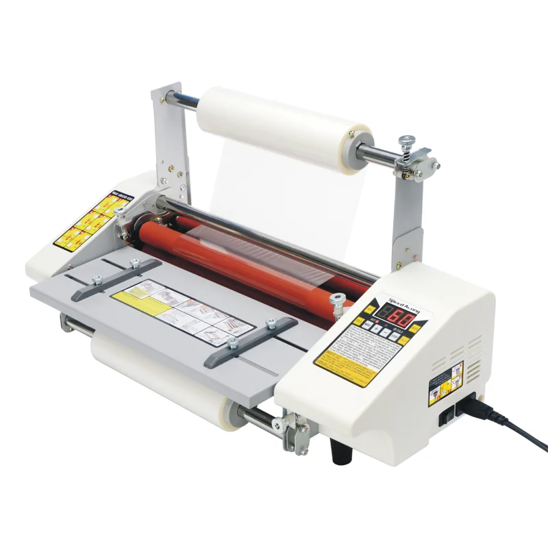 New 9350T A3+ Laminating Machine Four Roller Cold Hot Laminator Rolling Machine film photo Laminating Machine English Verion110V