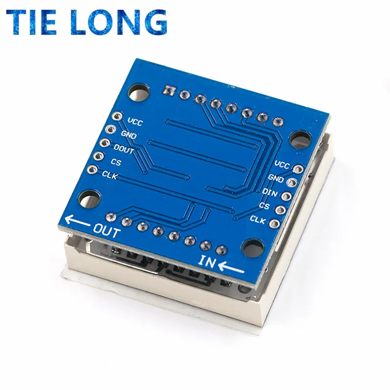 MAX7219 Modul Dot Matrix Modul Mikrokontroler Modul Tampilan Barang Jadi, Dapat Bersama untuk Pemrograman Arduino