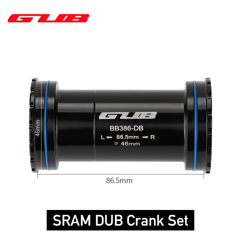 GUB BB386DB Bottom Bracket 86.5mm For SRAM DUB Crant Set MTB Road Bike Bicycle Axle Press Fit Bottom Bracket Parts