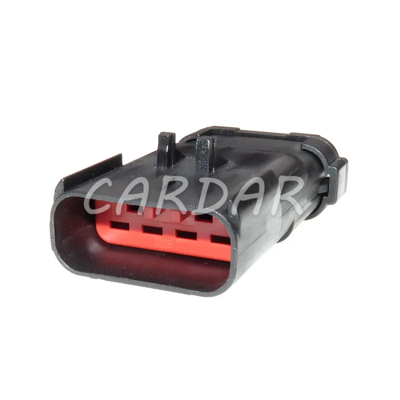 1 Set 4 Pin 54200413 54200409 Automotive Cable Wiring Harness Connector AC Assembly Socket Plug With Pins Terminals