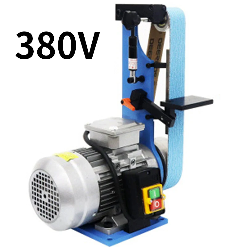 Vertical Sanding Belt Machine Model 915 Polishing Machine Small Electric Polishing Deburring Sanding Machine