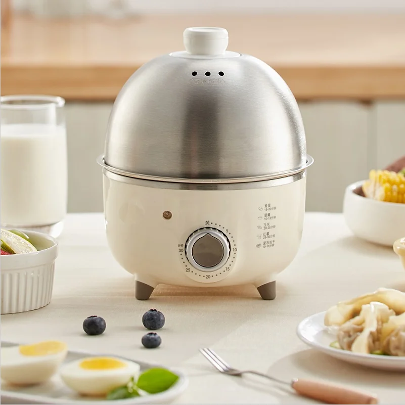 220V มินิไฟฟ้าต้มไข่แบบพกพาไข่อาหาร Steamer สำหรับ DIY สลัดนึ่งทำอาหารหม้อหม้อ