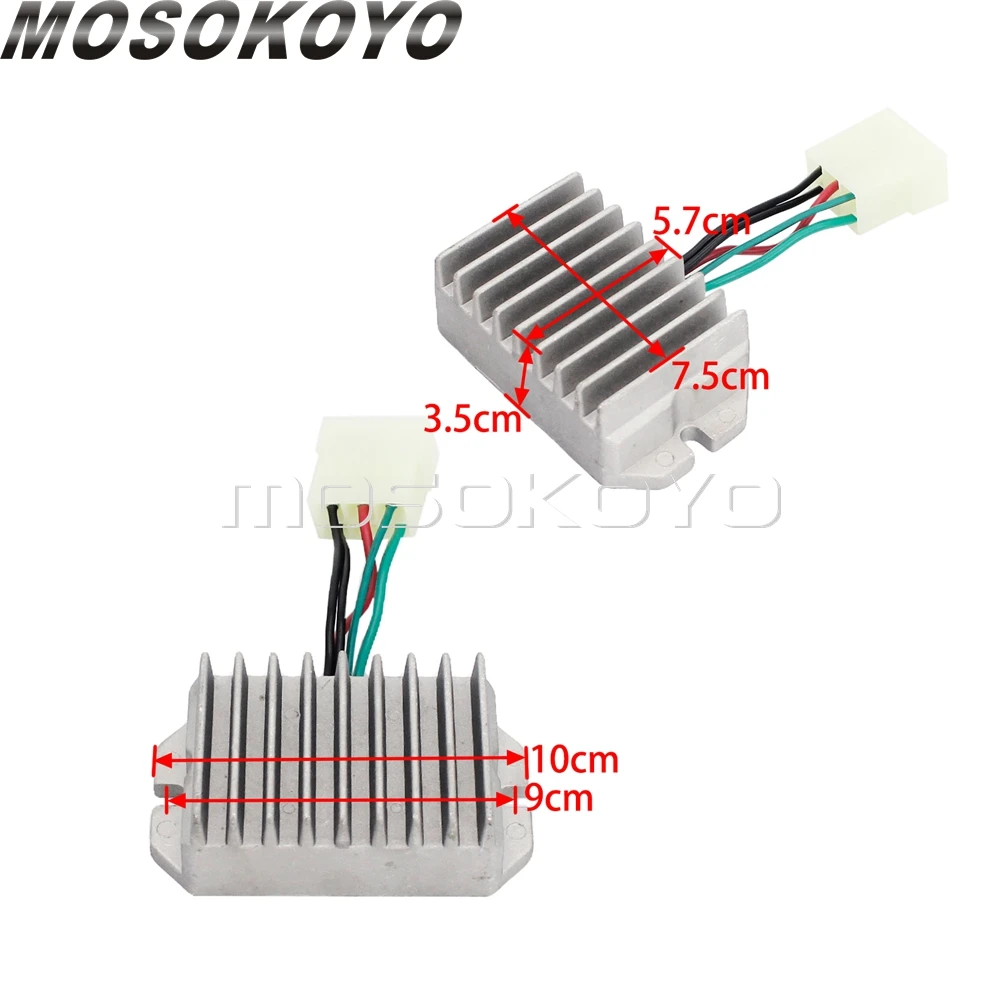 1pcs High Quality Aluminum Motorcycle Voltage Rectifier Regulator For Vape Powerdynamo Systemen (9522)