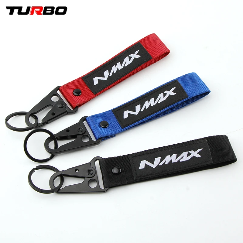 For YAMAHA NMAX N-MAX 155 125 NMAX155 NMAX125 2015-2020 2019 2018 2017 2016 Motorcycle accessories embroidery keychain keyRing