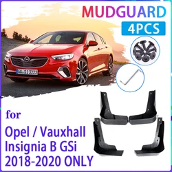 4 PCS Car Mud Flaps for Opel Vauxhall Insignia B GSi 2018 2019 2020 MK2  Mudguard Splash Guards Fender Mudflaps Auto Accessories