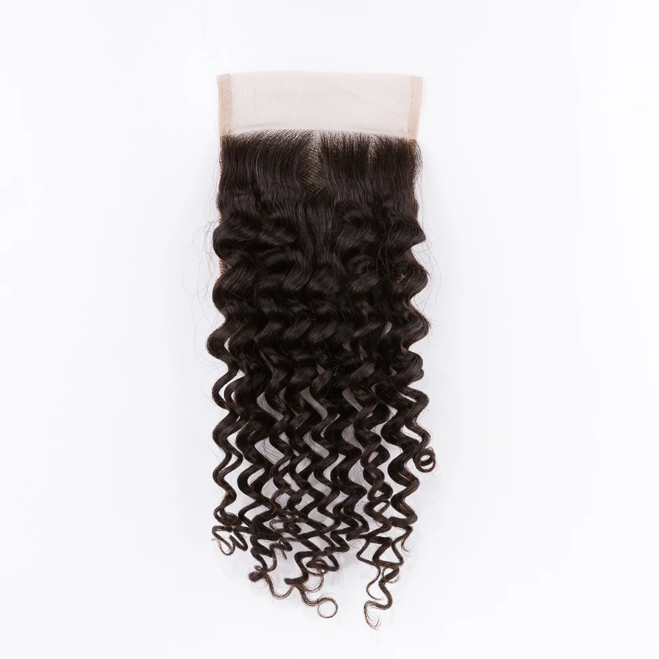 Mocha Hair Deep Wave  Lace Closure 4