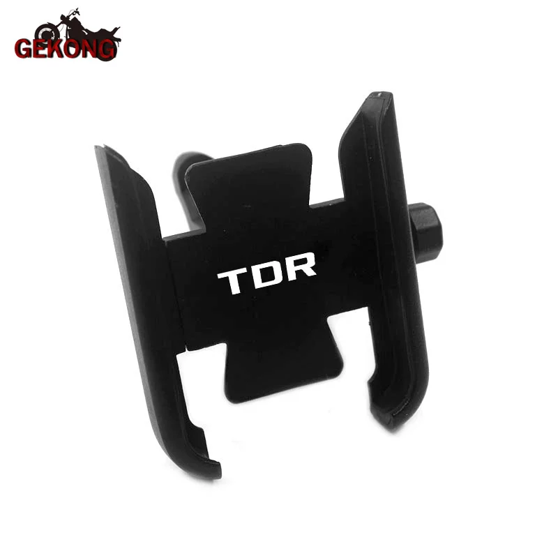 Motorcycle Accessories Handlebar Mirror Mobile Phone GPS Stand Bracket Fit For TDR125 TDR240 TDR250 TDR 125 240 250