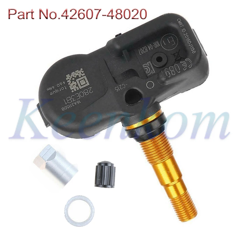 NEW TPMS Tire Pressure Monitor Sensor 42607-48020 PMV-C215 For Lexus LX RX For Toyota Land Cruiser Camry C-HR