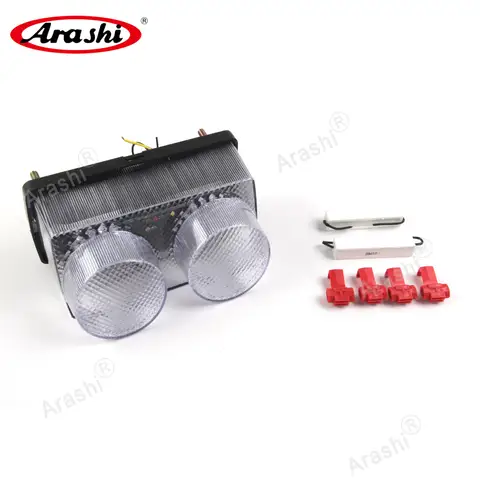 अरशी एलईडी ब्रेक लाइट YAMAHA YZF R1 YZF-R1 1998 1999 ब्रेक लाइट टर्न सिग्नल लाइट रियर टेललाइट लेंस FZR 600 750 1000 के लिए 10 best sales यामाहा FZR 1000 - №3