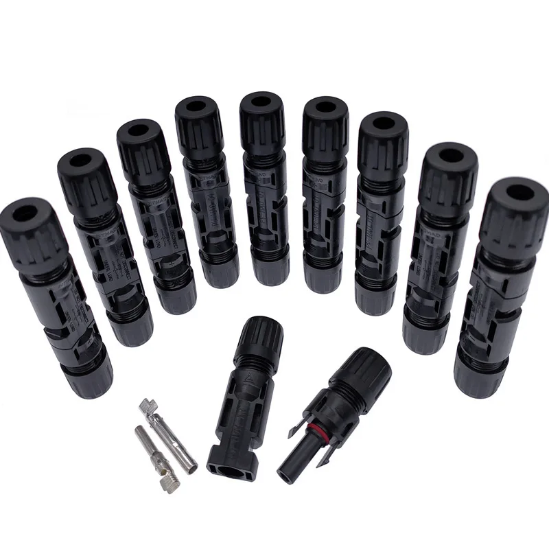 40Pcs=20Pairs Solar Panel Connectors Female Male Plug TUV IP67 30A DC Branch Series Connect Cable Power Connector