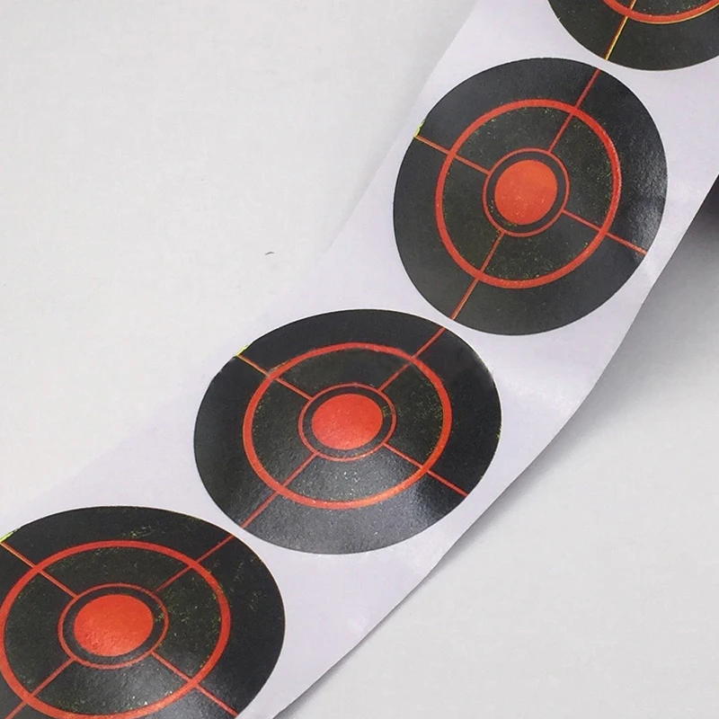 Airsoft Shooting Target Adhesive Shoot Targets Splatter Reactive Stickers For Archery Bow Hunting Shooting Sport Training