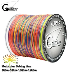 Gaining 12 Strands Braided Fishing Line Super Strong Japanese 300M 500M 1000M 1500M Multifilament PE Line Sea Carp Fishing