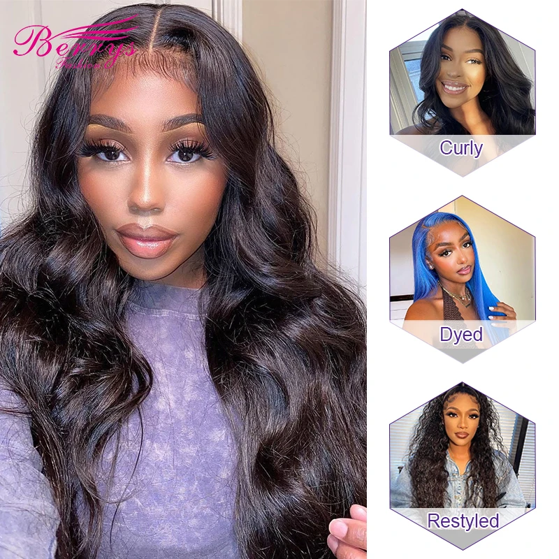 6x6 HD Lace Closure Human Hair With Baby Hair Brazilian Body Wave Virgin Human Hair 4x4 5x5 Transparent Lace Closure Fro Women