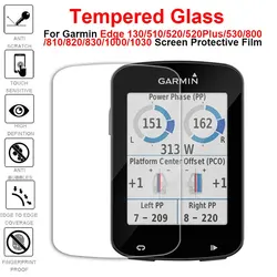 2PCS Gehärtetem Glas für Garmin Edge 130 520 520Plus 530 820 830 Screen Protector glas Für 1000 1030 schutz Film