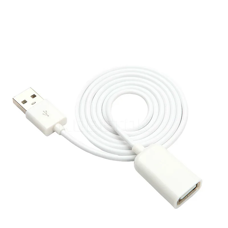 Hot 100cm 50cm USB 2.0 A rozszerzenie męskie i żeńskie przedłużacz danych dodatkowy kabel do Iphone Samsung Note4 S6 Edge Laptop