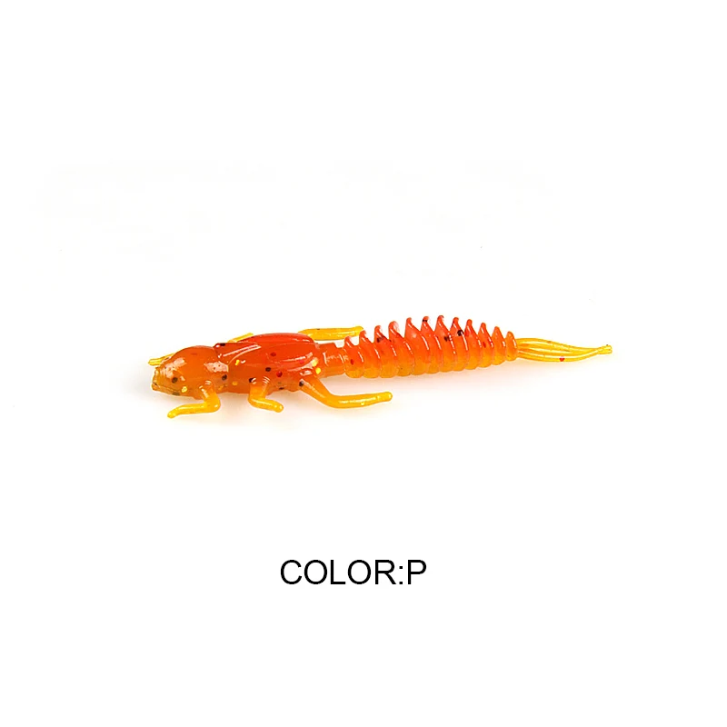 2019 neue Erreichen Weiche Köder Weiche Kunststoff Köder Larve 6 cm/5 cm Schwimmende Süßwasser Swimbaits Silikon Weichen Köder wurm Für Angeln
