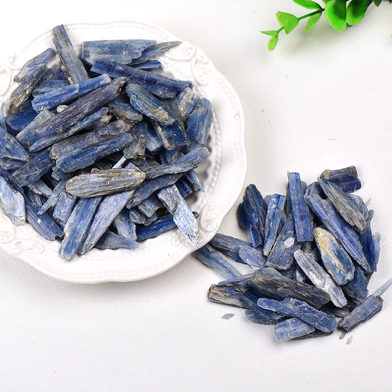 50g Natural  Kyanite Crystal Point irregularity Raw Crystals Rock Mineral Specimen Energy Healing Stone Ornaments Home Decor