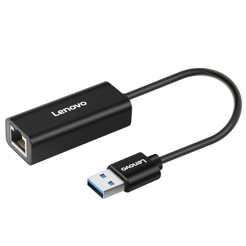 Imagem -02 - Lenovo-usb 3.0 tipo c para Rj45 Adaptador Ethernet com Fio Cartão Conector para Computador Laptop Ultrabook Macbook Converter 1000m