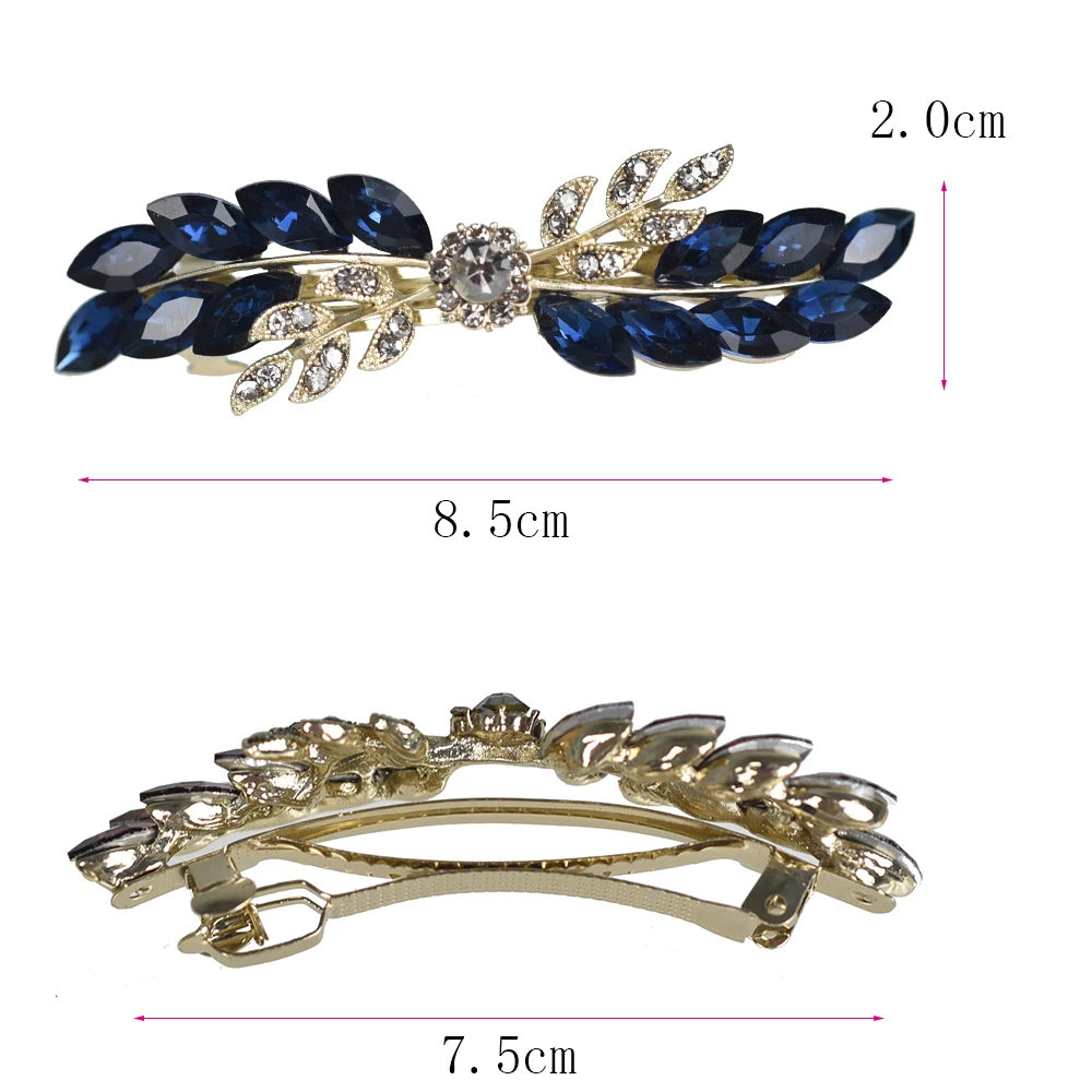 Women Headwear Flower Cute Hair Clip Fashion Crystal Hair barrettes Rhinestone Hair Accessories For Women