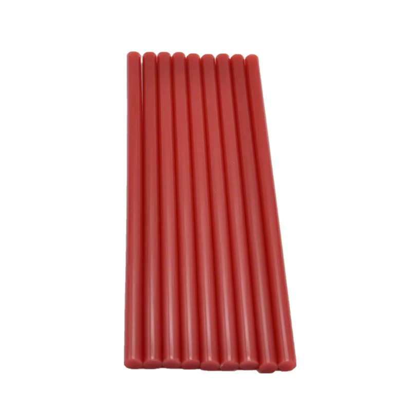 Imagem -06 - Cola Quente Vara Brilhante Vermelho Laca Cera Faça Você Mesmo Caixa de Presente Selo Natal Dia dos Namorados Garrafa de Vinho Tampa Pintura 11*200 mm 25 Peças