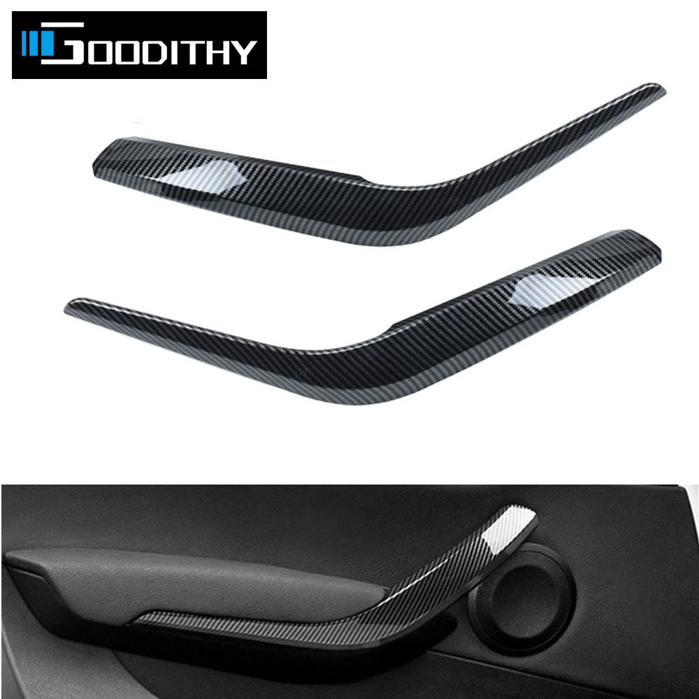 

Carbon Fiber Car Inner Door Handle Outer Cover Trim For Bmw X1 E84 X1 2010-2016 23d/25i/16d/16i/18d/20i 51412991775