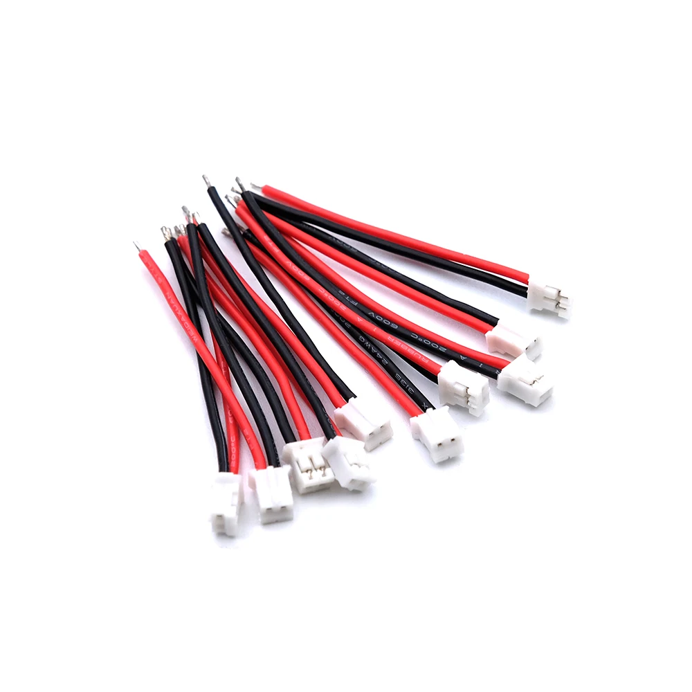 10pcs 5cm 24AWG piccolo Whoop JST-PH 2.0 femmina/maschio spina cavo in Silicone per UR65 US65 UK65 Beta65 Micro FPV accessori per droni